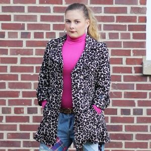 💜 Leopard Print Coat